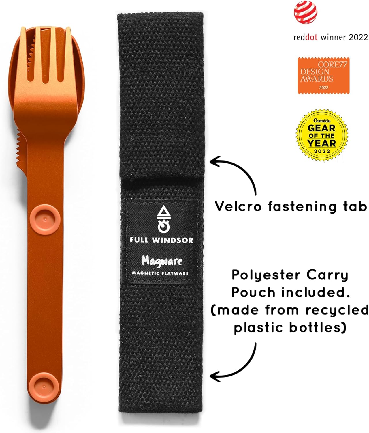Reusable Stainless Steel Cutlery Set with Case
