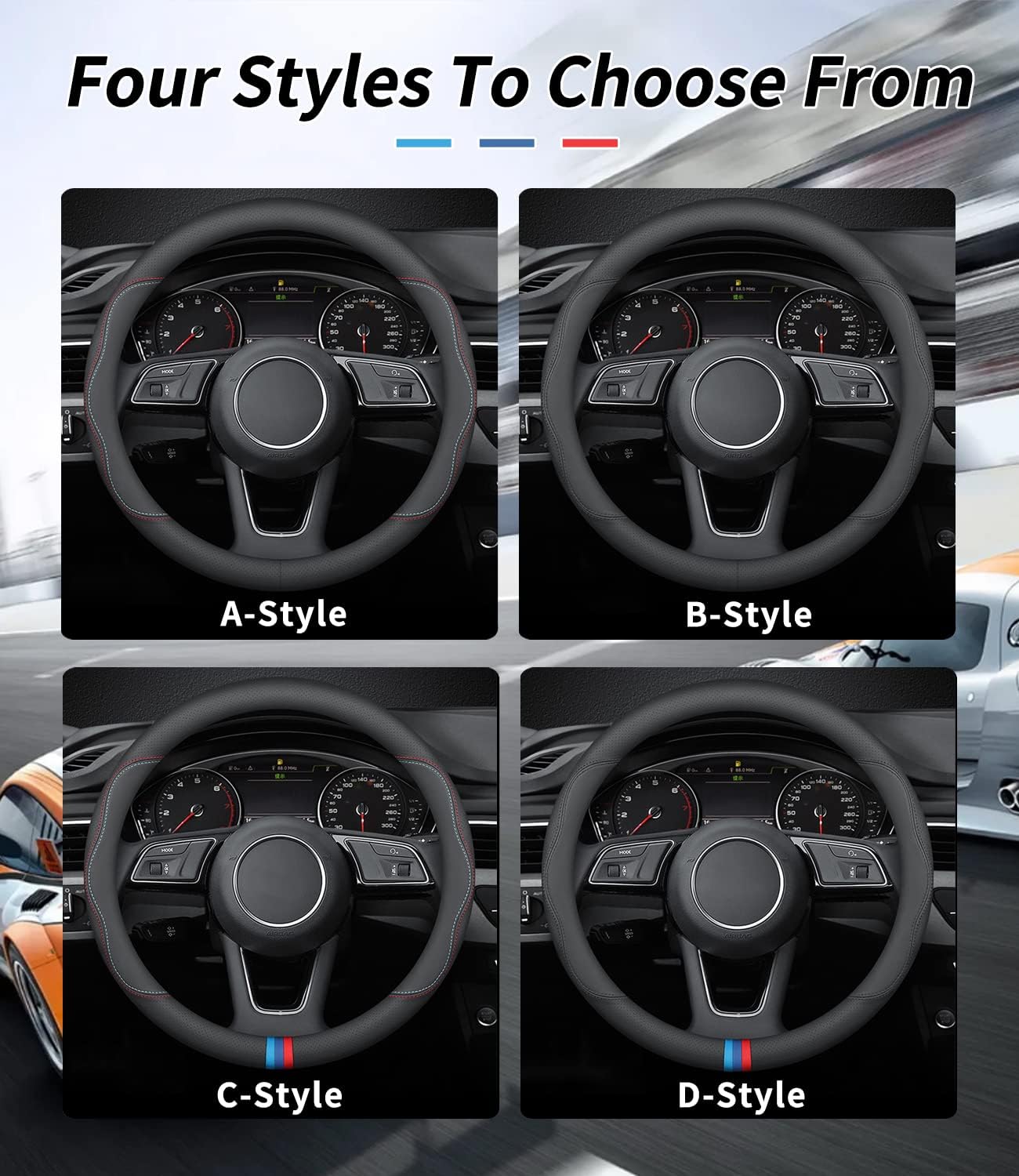 Car Steering Wheel Cover