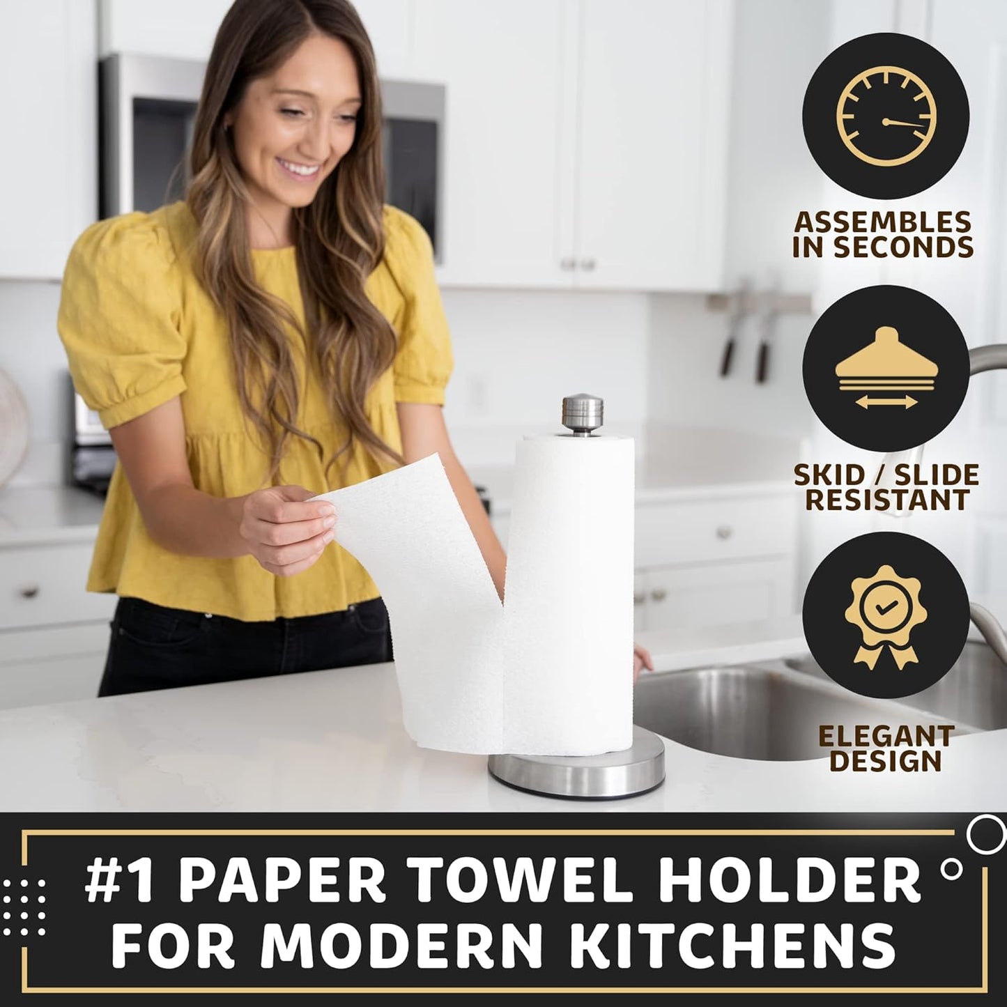 Multifunctional Kitchen Roll Holder
