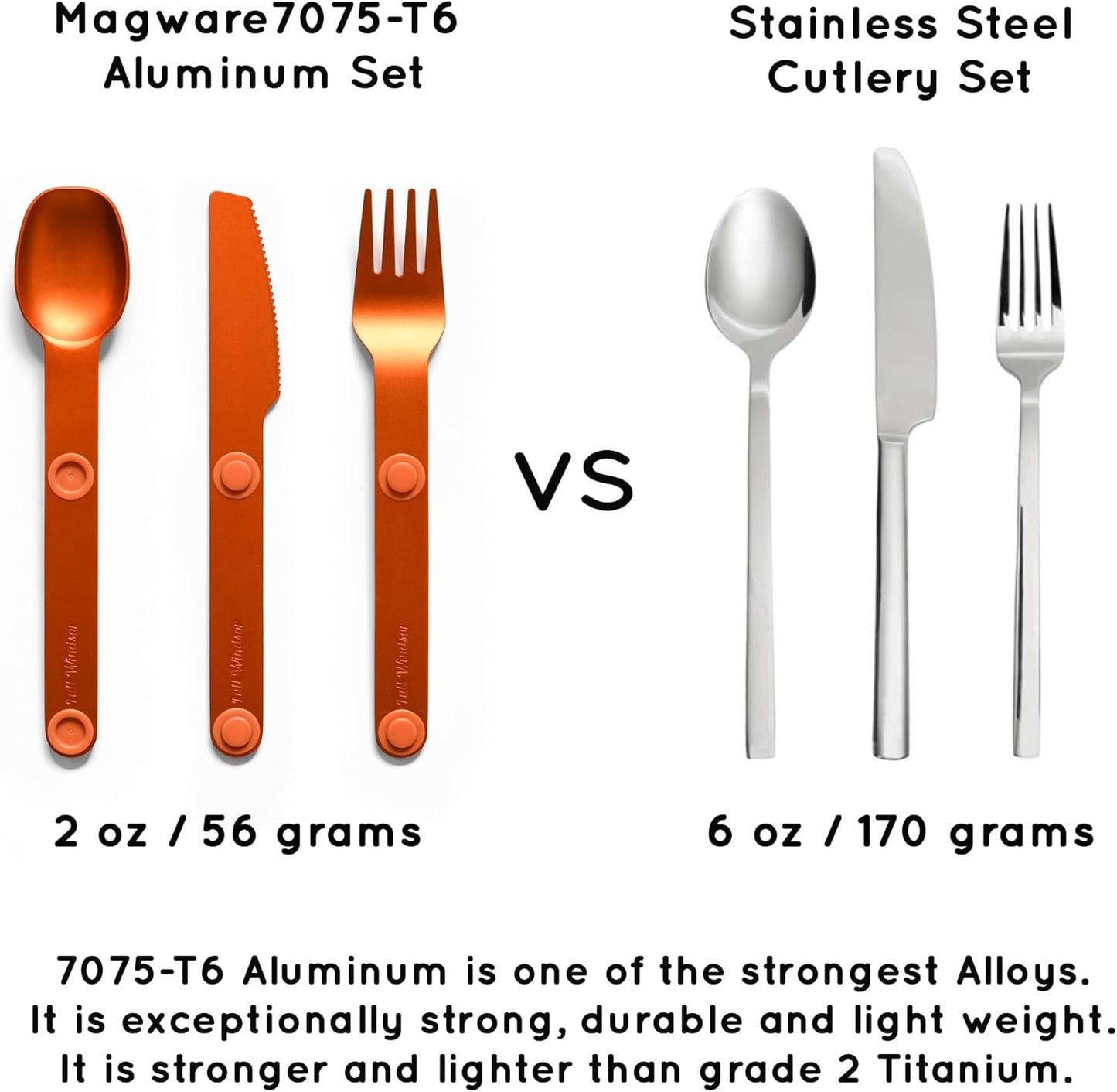 Reusable Stainless Steel Cutlery Set with Case